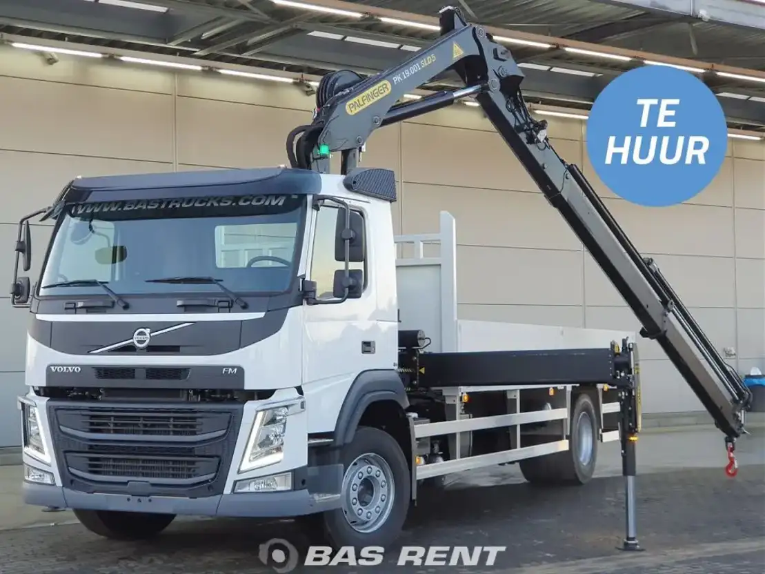 Volvo FM 4X2 - Autolaadkraan met open laadbak | Geschikt voor huur en lease