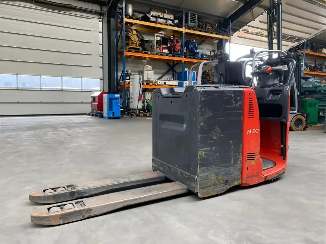 Linde N20 2 ton Elektrische Orderpicker Meerijder Palletwagen
