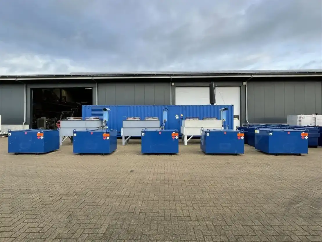 Kiwa IBC 1000 liter dieseltank met keuring
