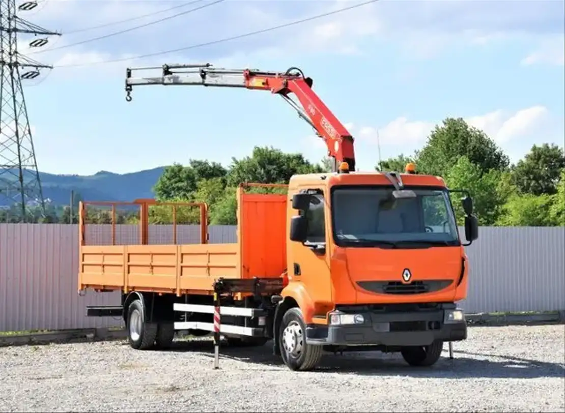 Renault Midlum 220 DXI Pritsche 7,20m Fassi F80A.23