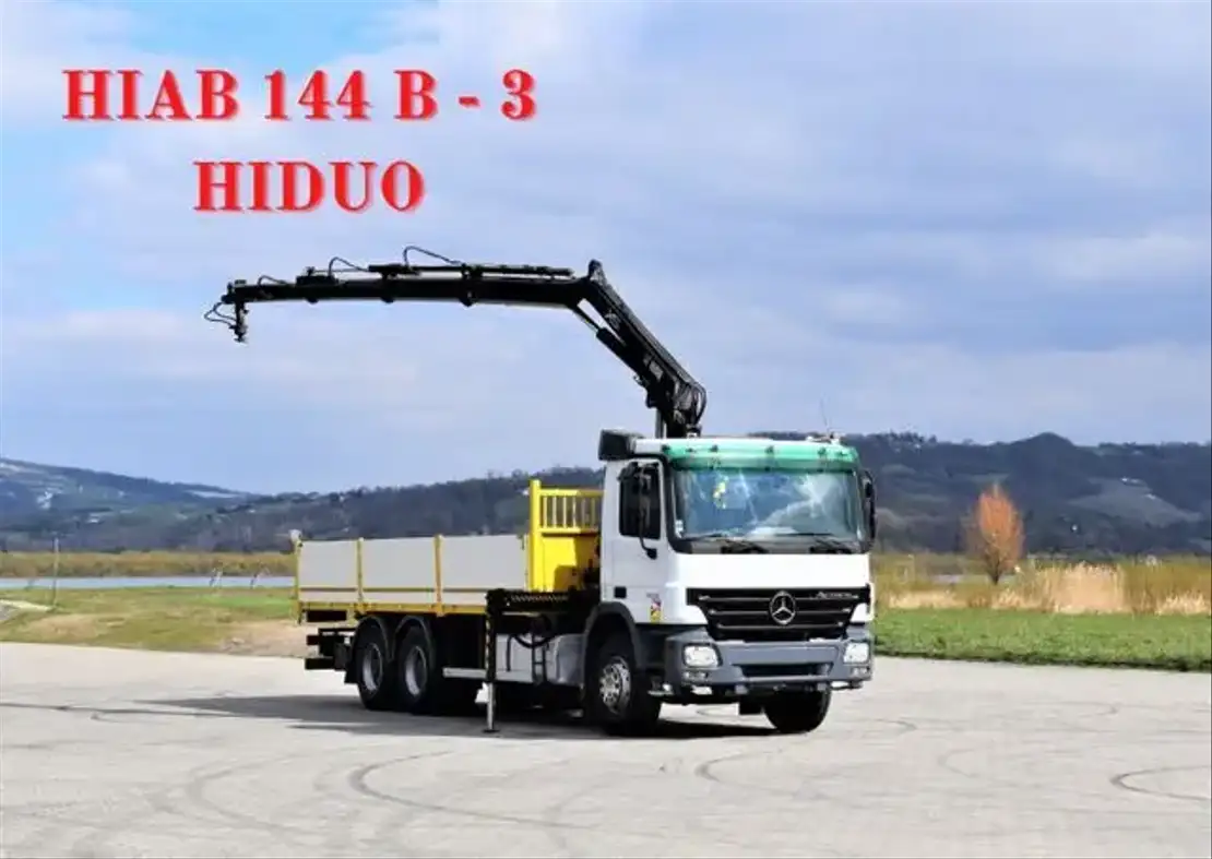 Mercedes-Benz Actros 2632 Hiab 144B-3Hiduo+Funk / 6x4