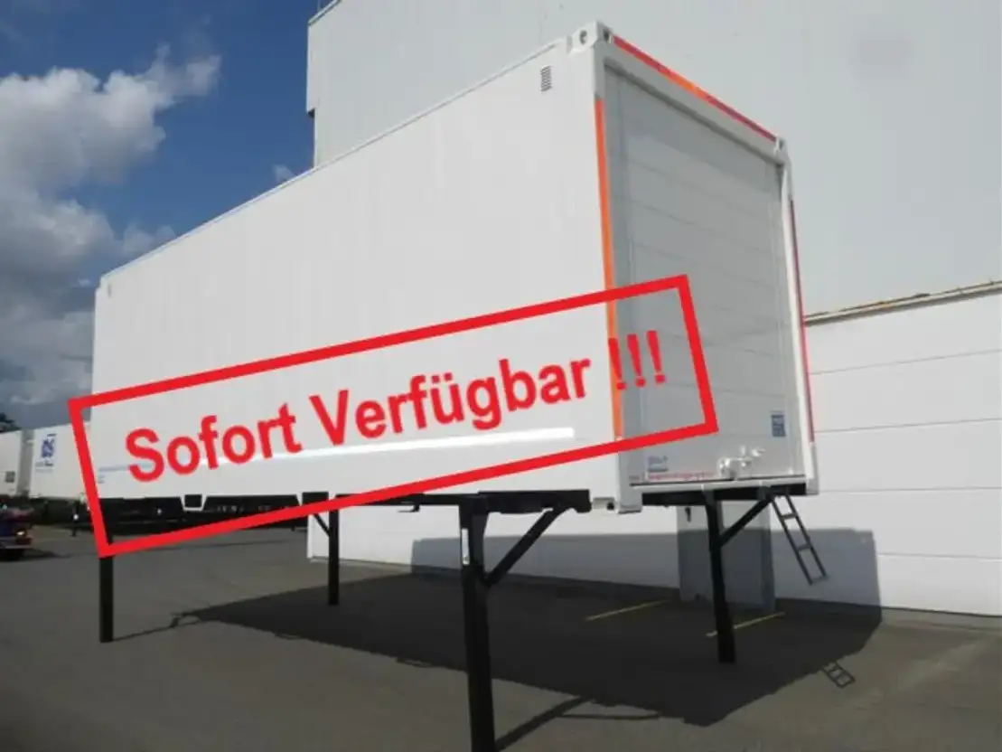 Krone Wechselkoffer Heck Alu.- Rolltor