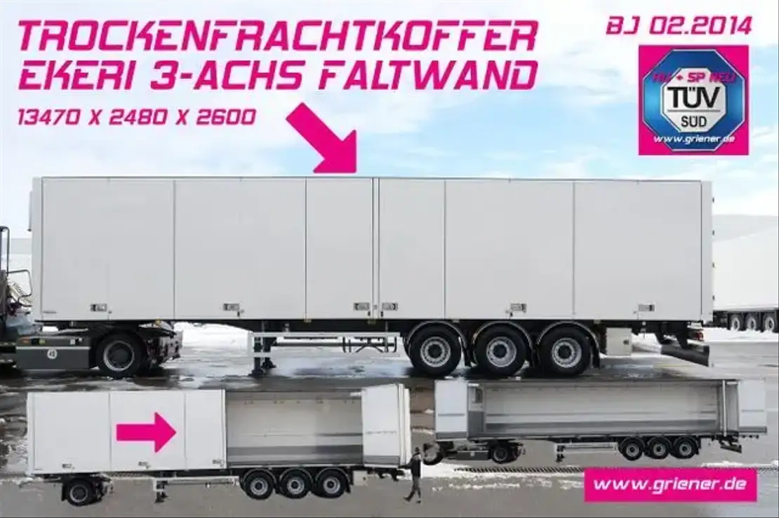 Ekeri T3-A / Seitliche TÜREN /Faltwand 2600mm