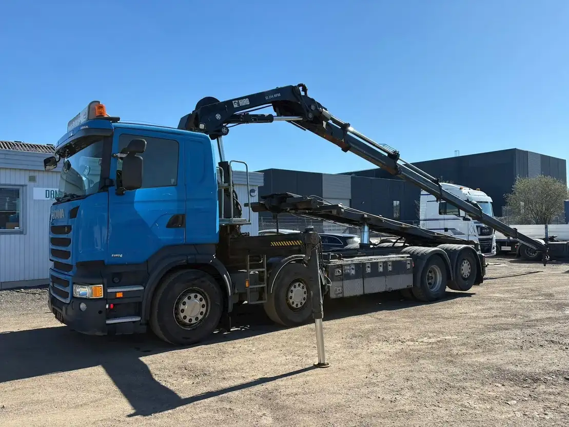 Scania R490 Hiab 244 Crane Kran