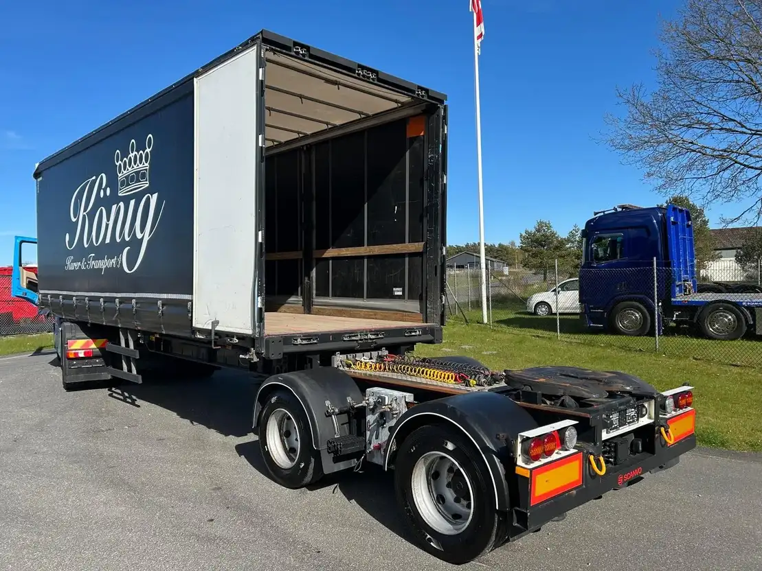 Kel-Berg 8,1 mtr - gardin link trailer 20 pallers